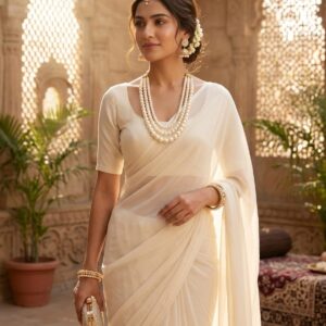 🤍 3 Layer Pearl Necklace for Women | Elegant Multi-Layer Pearl Mala
