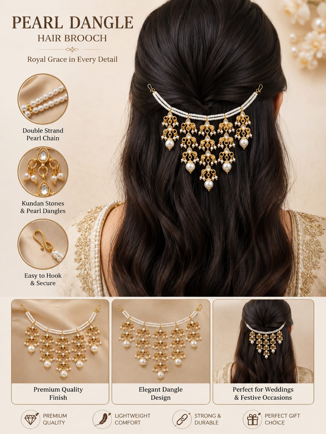 Pearl Hair Accessory - Image 6
