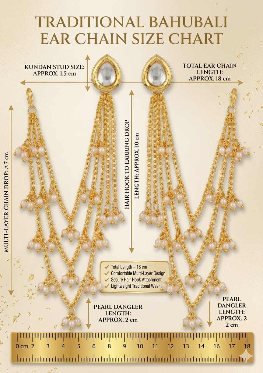 Pearl Hair Chain Juda Pin Set - Image 7