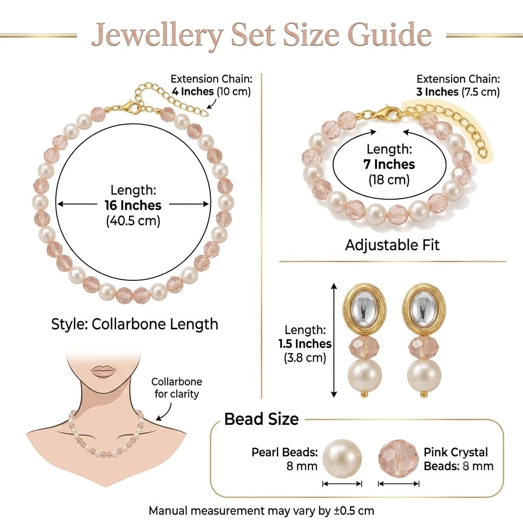 Necklace, Earrings, and Bracelet set - Image 6