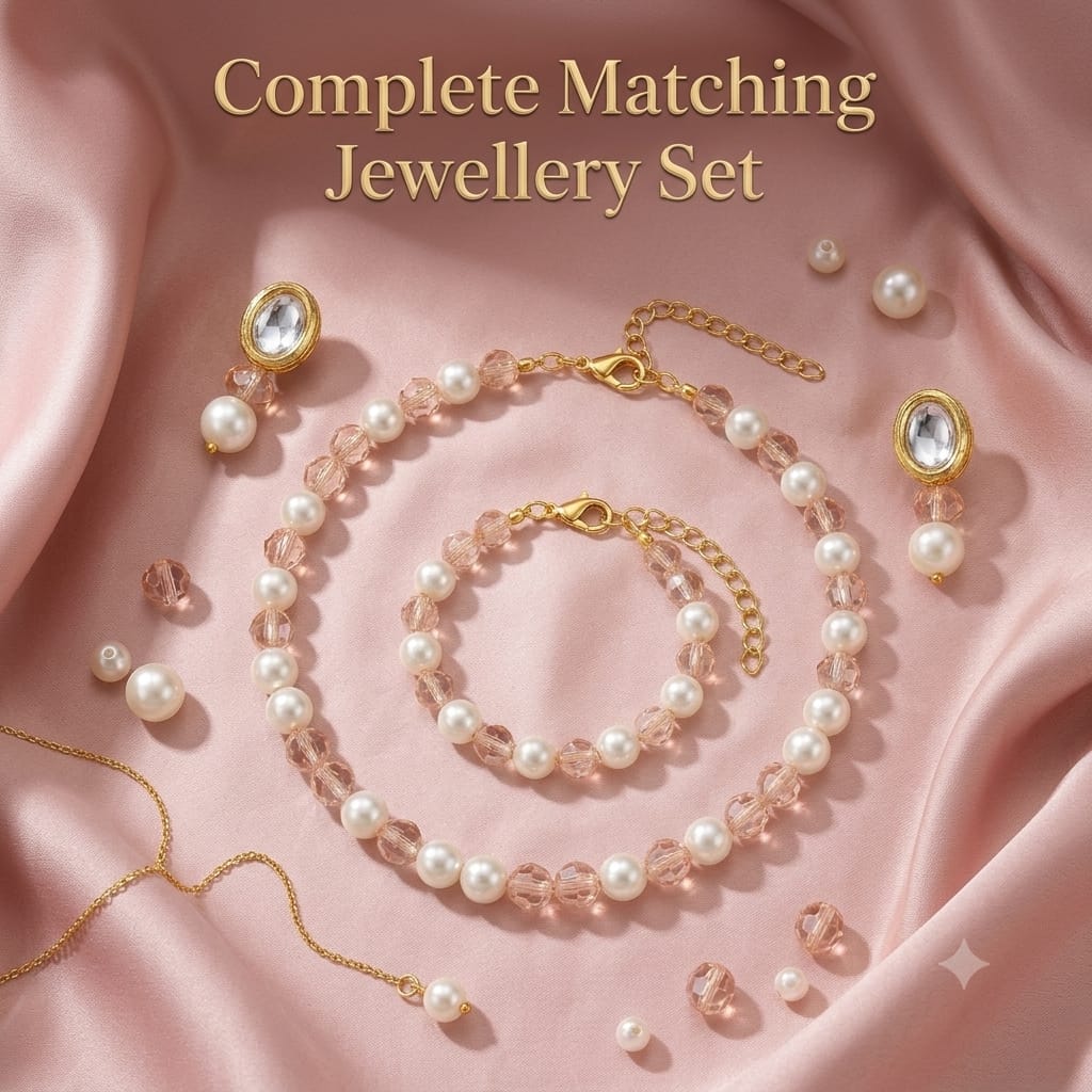 Necklace, Earrings, and Bracelet set - Image 7