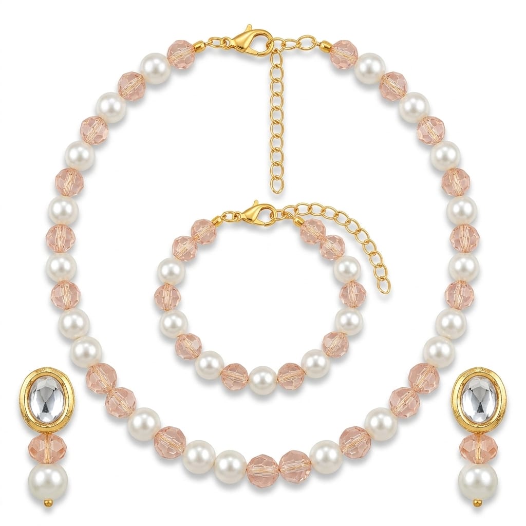 Necklace, Earrings, and Bracelet set - Image 3