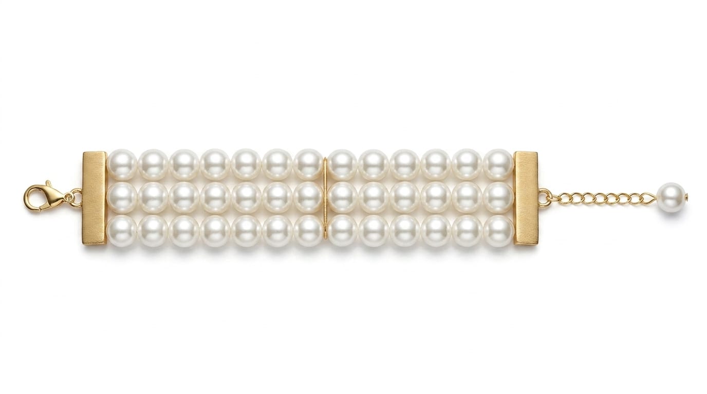 Multi-Layer Pearl Bracelet - Image 7