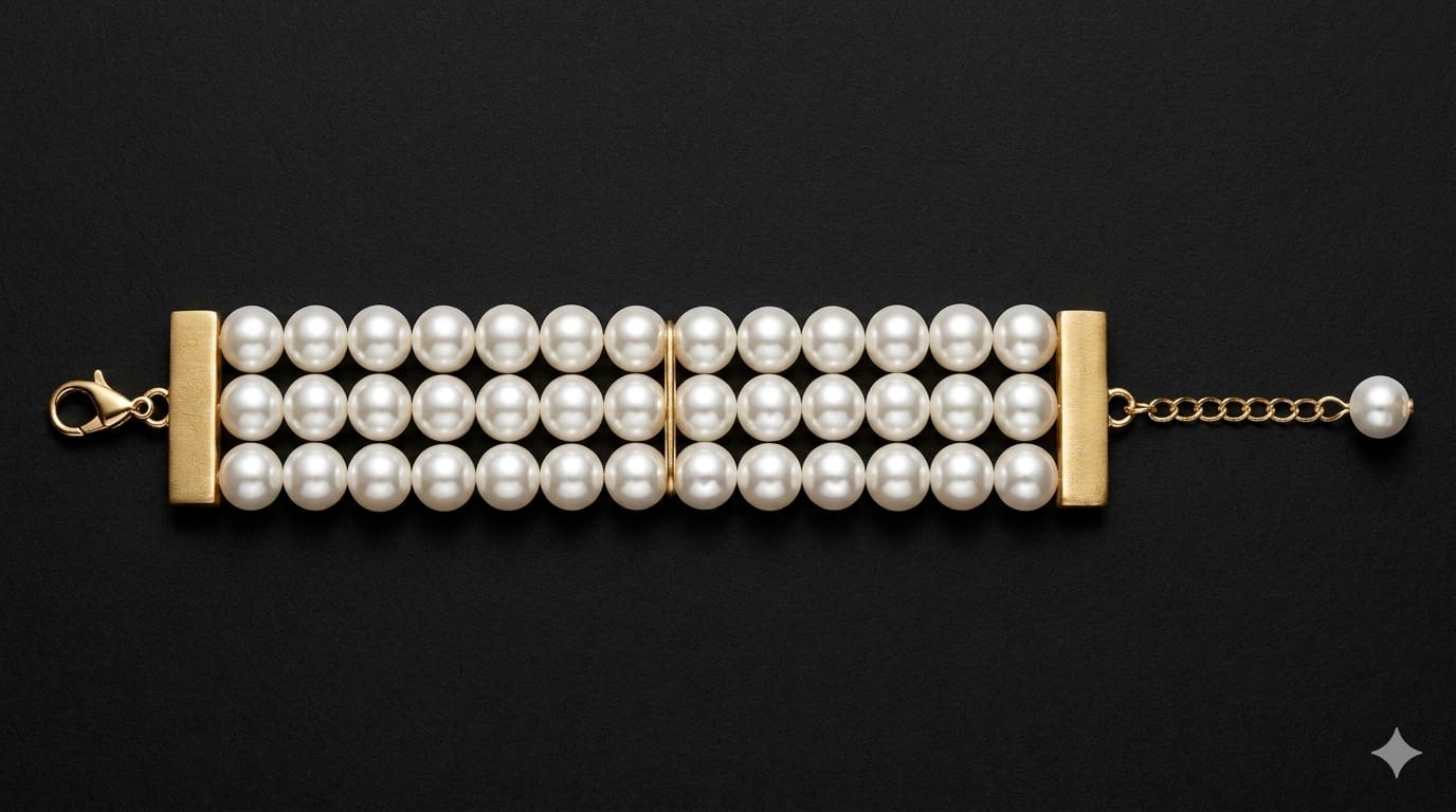 Multi-Layer Pearl Bracelet - Image 5