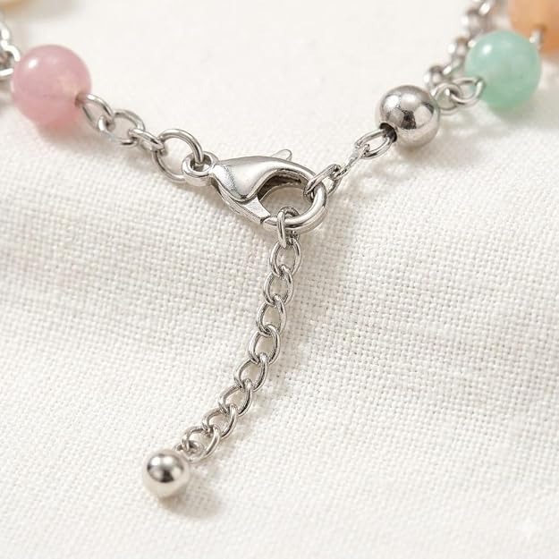 Shell Charm Bracelet for Women | Pastel Beaded - Image 6