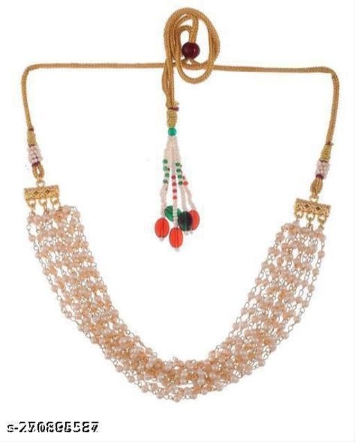 Handcrafted Layered Pearl Choker Necklace for Women - Image 3